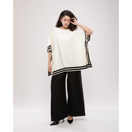 Poncho en laine AURORE