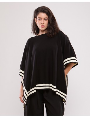 Poncho en laine AURORE