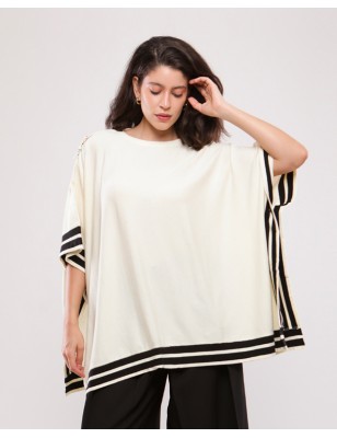 Poncho en laine AURORE