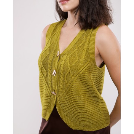 Gilet en maille Sans manches BOUKA
