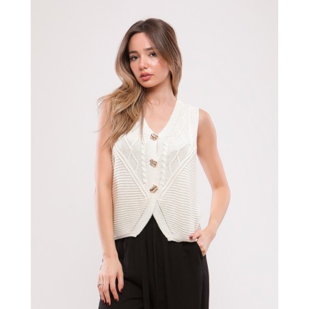 Gilet en maille Sans manches BOUKA
