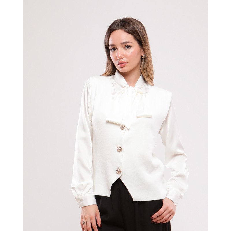 Top en maille dorés URVI