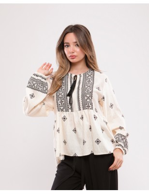 Blouse MIRANO à pompon