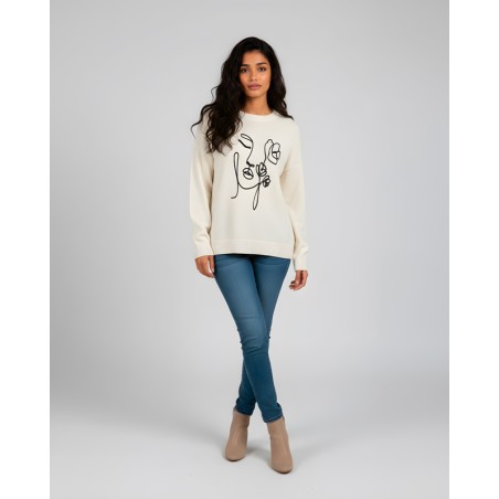 Pull oversize femme FACE