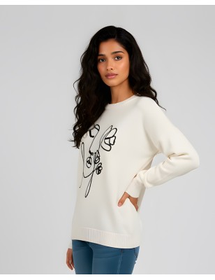 Pull oversize femme FACE