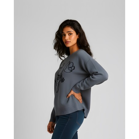 Pull oversize femme FACE