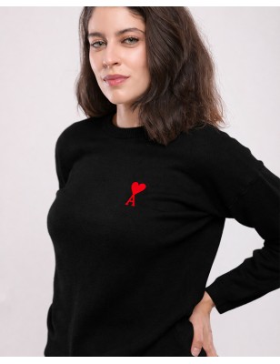 Pull en maille AMOUR&AMITIé
