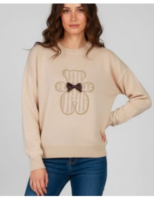 Pull oversize noir femme RIVALA