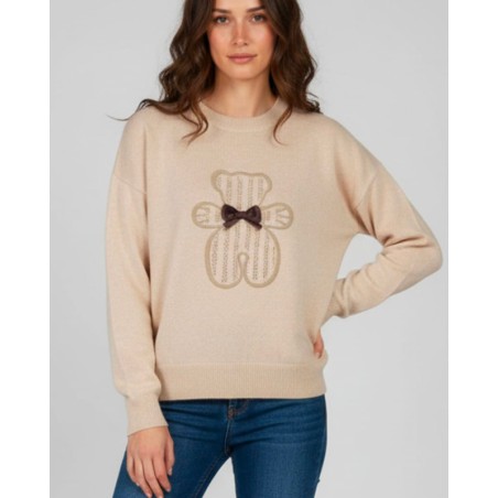 Pull oversize noir femme RIVALA