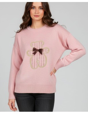 Pull oversize noir femme RIVALA