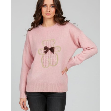 Pull oversize noir femme RIVALA