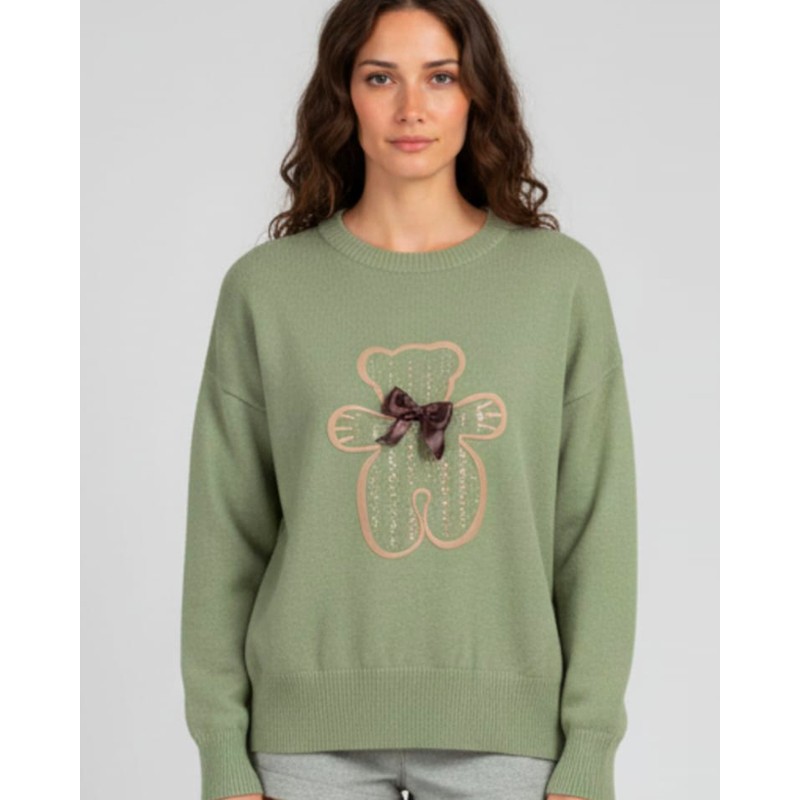 Pull oversize noir femme RIVALA