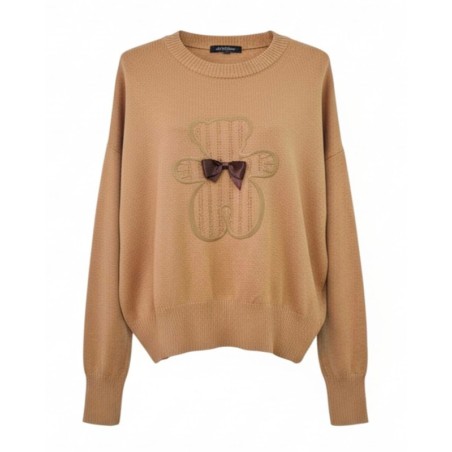 Pull oversize noir femme RIVALA