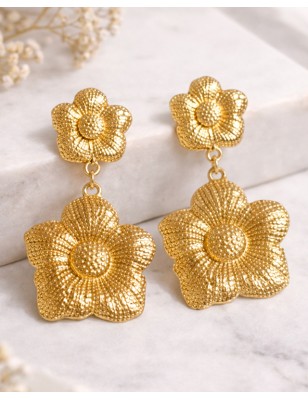 Boucles d'oreilles FLORA