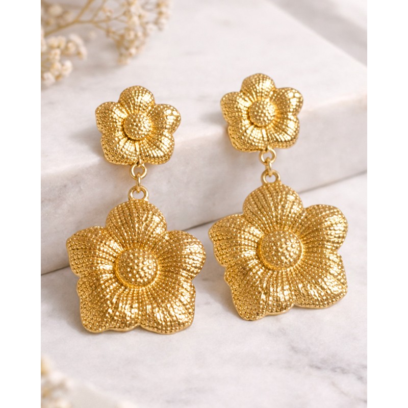 Boucles d'oreilles FLORA