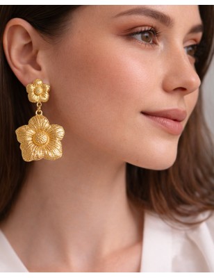 Boucles d'oreilles FLORA