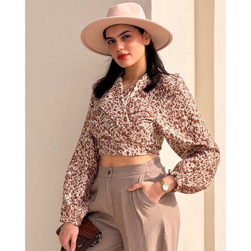 Chemise Imprimée léopard EVA