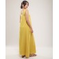 Robe longue col V sans manches – Élégance Naturelle Robe longue col V sans manches – Élégance Naturelle