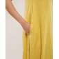Robe longue col V sans manches – Élégance Naturelle Robe longue col V sans manches – Élégance Naturelle