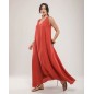 Robe longue col V sans manches – Élégance Naturelle Robe longue col V sans manches – Élégance Naturelle