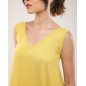 Robe longue col V sans manches – Élégance Naturelle Robe longue col V sans manches – Élégance Naturelle