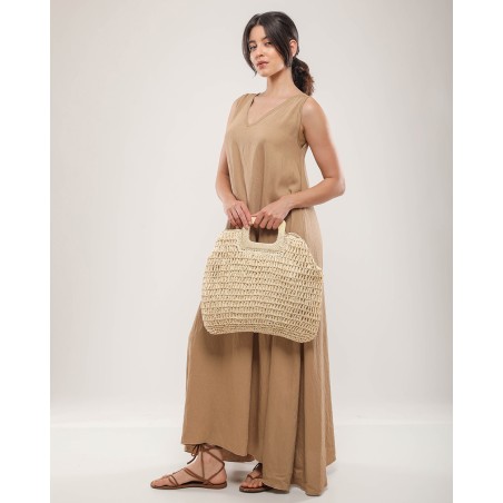 Sac en Raphia Tressé
