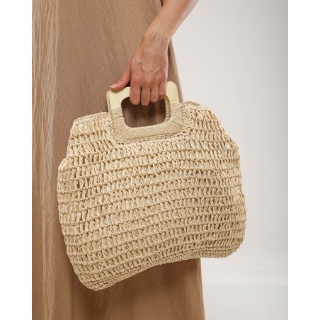 Sac en Raphia Tressé