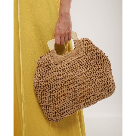 Sac en Raphia Tressé