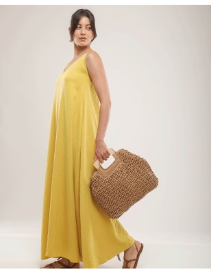 Sac en Raphia Tressé