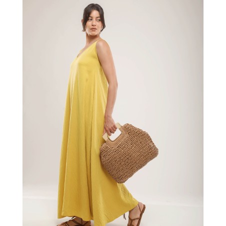 Sac en Raphia Tressé