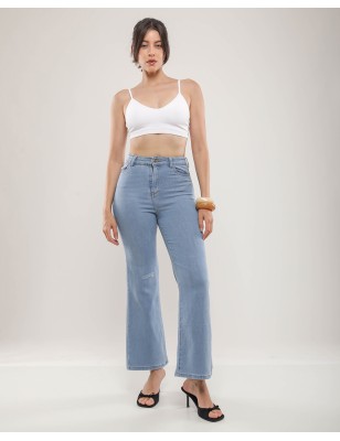 Jean Large Femme – Bleu Clair