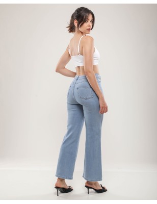 Jean Large Femme – Bleu Clair