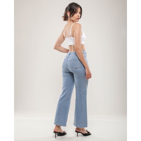 Jean Large Femme – Bleu Clair