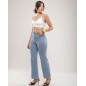Jean Large Femme – Bleu Clair Jean Large Femme – Bleu Clair