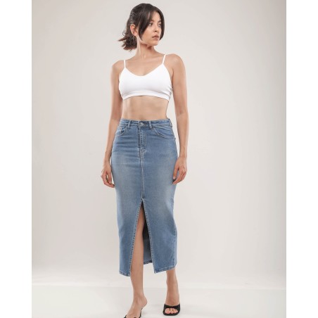 Jupe Longue en Jean Femme