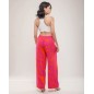 Pantalon large imprimé