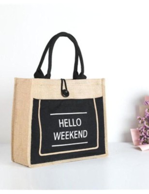 Cabas week-end en jute