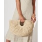 Sac en raphia tressé – Demi lune Sac en raphia tressé – Demi lune