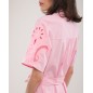 Robe chemise brodée en popeline Robe chemise brodée en popeline