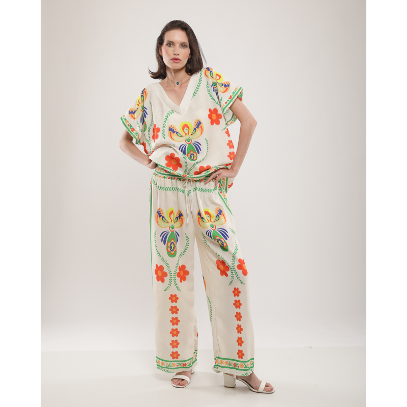 Ensemble Tunique et Pantalon Imprimé Ensemble Tunique et Pantalon Imprimé