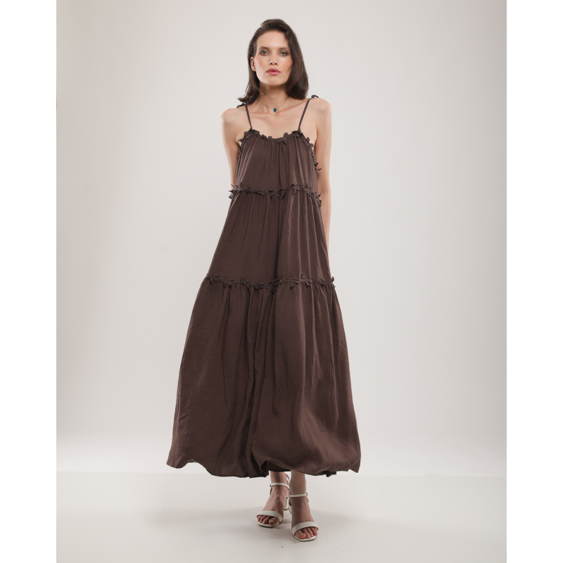 Robe Longue à Bretelles Robe Longue à Bretelles