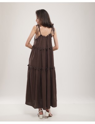 Robe Maxi à Bretelles