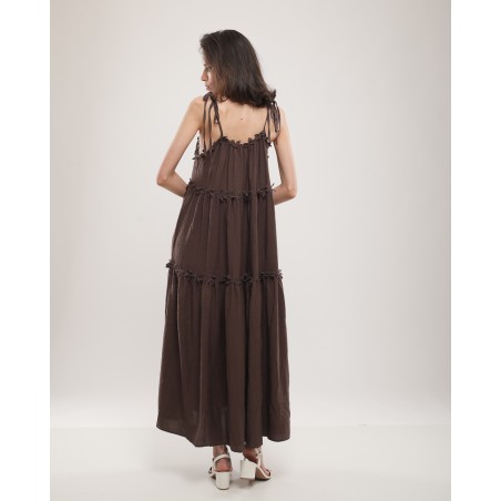 Robe Maxi à Bretelles
