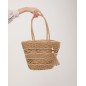 Sac couffin en rotin tressé avec doublure
