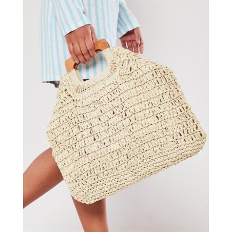 Sac en Raphia Tressé