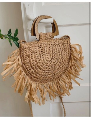 Sac en Raphia Tressé chic