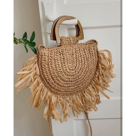 Sac en Raphia Tressé chic