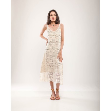 Robe longue Crochet