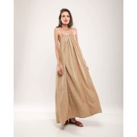 Robe en lin Bretelles