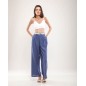 Pantalon Large Brodé Pantalon Large Brodé